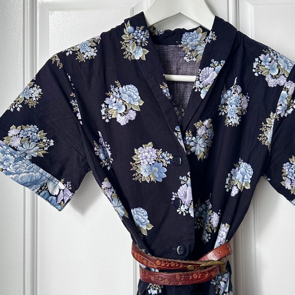 Floral Cotton Dress Vintage